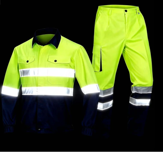 Hi-Vis Work Shirt & Pant Set